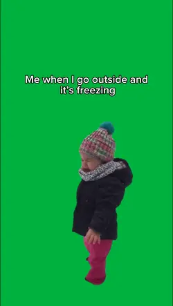 It’s freezing