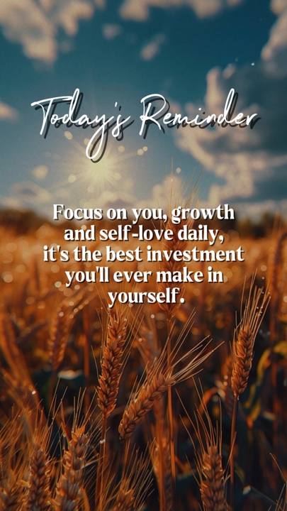 Today’s Reminder 