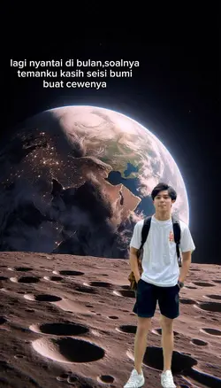 nyantai di bulan