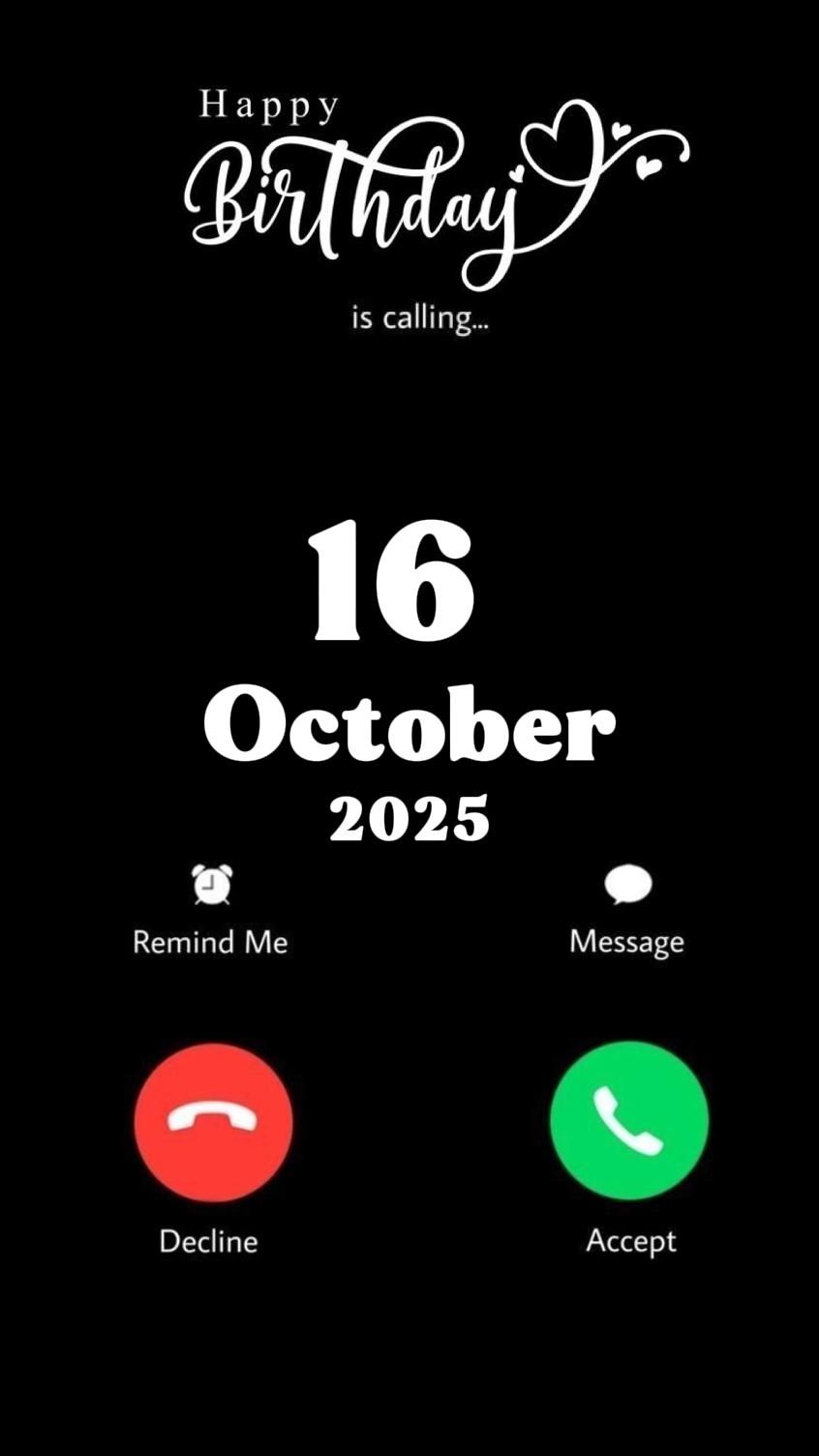 Hbd 16 October'25