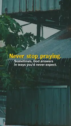 Never Stop Praying