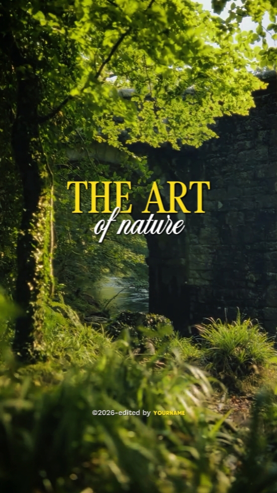 A arte da natureza