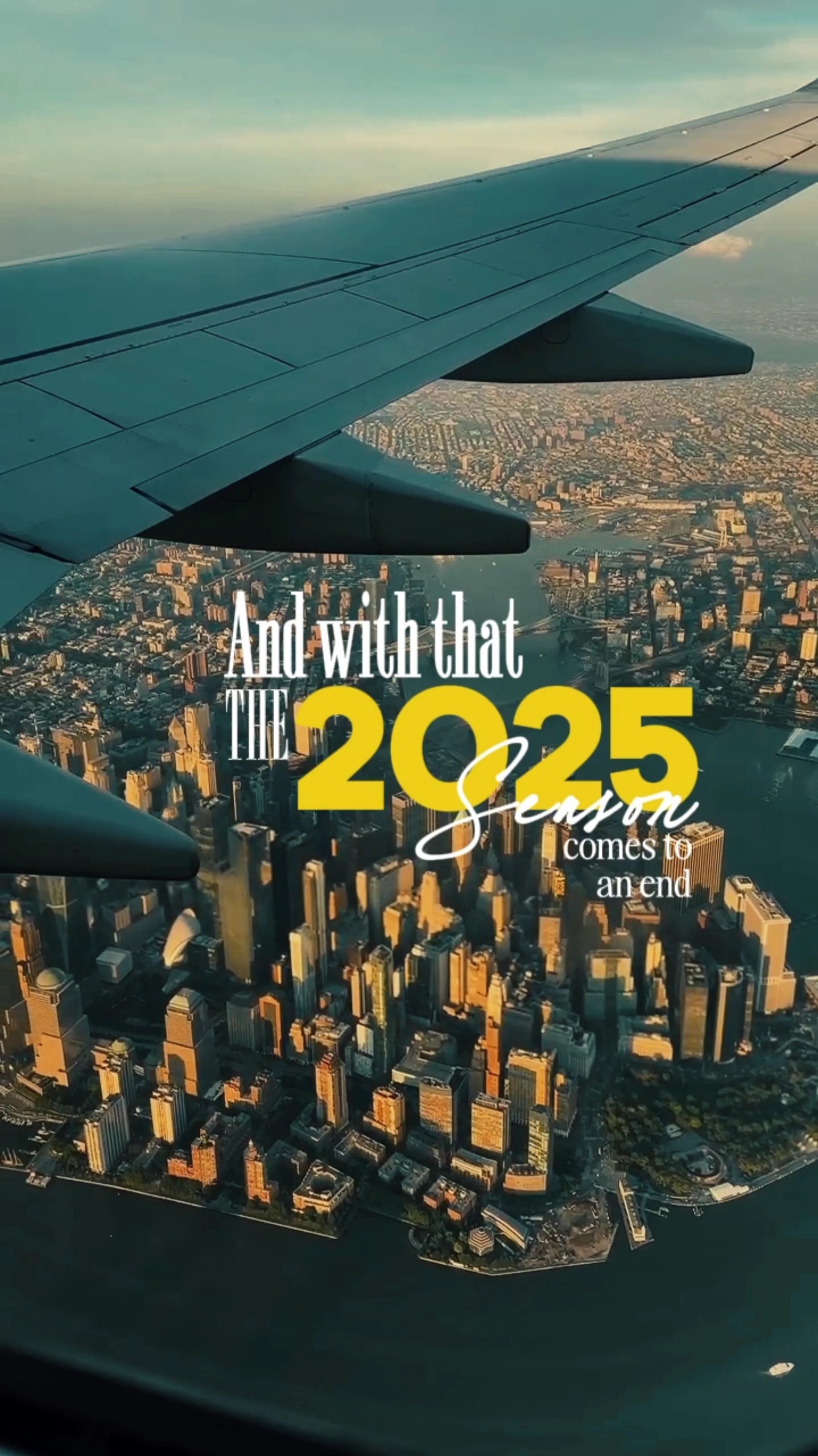 E com isso 2025 