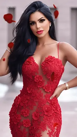 Red dress