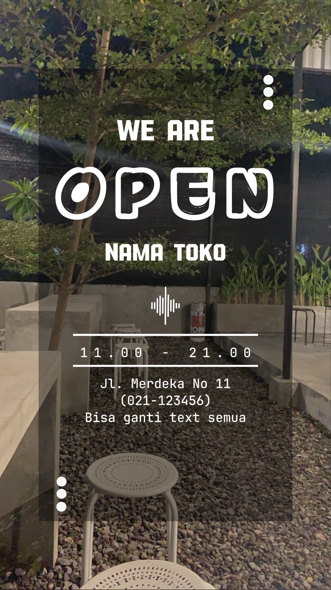 Buka toko / kafe