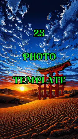 25 Photo Template 