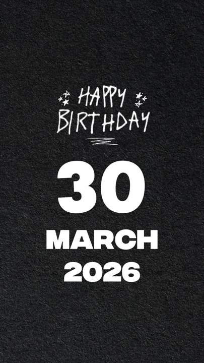 HBD 30 DE MARZO DE 2026