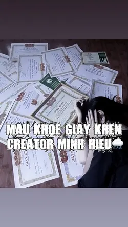 MAU KHOE GIAY KHEN