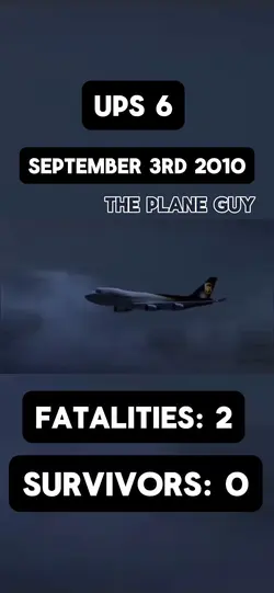 UPS 6 crash
