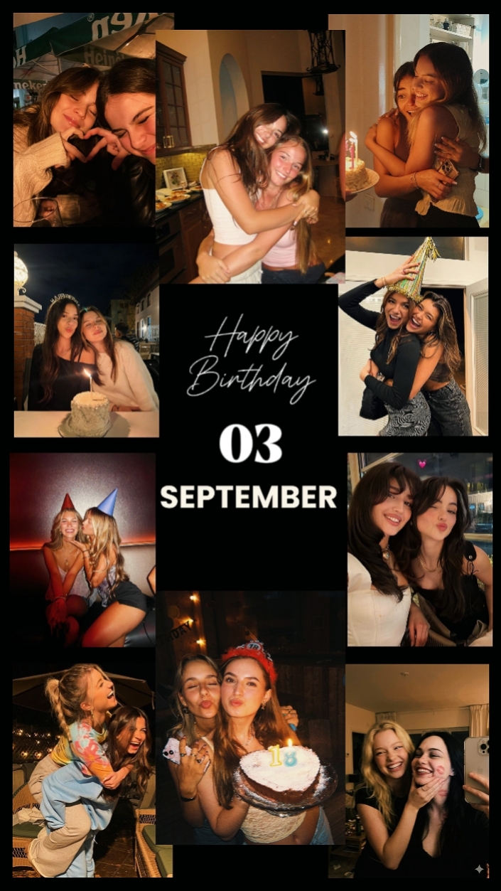 CUMPLEAÑOS 3 DE SEPTIEMBRE