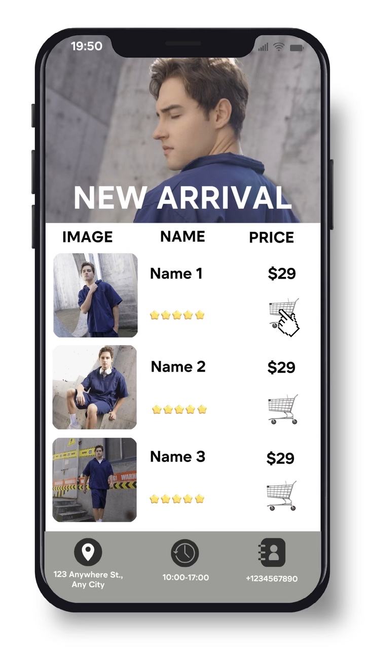  Clothing Product Display - UI - TikTok Style