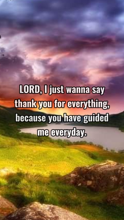 Lord... Thank you 