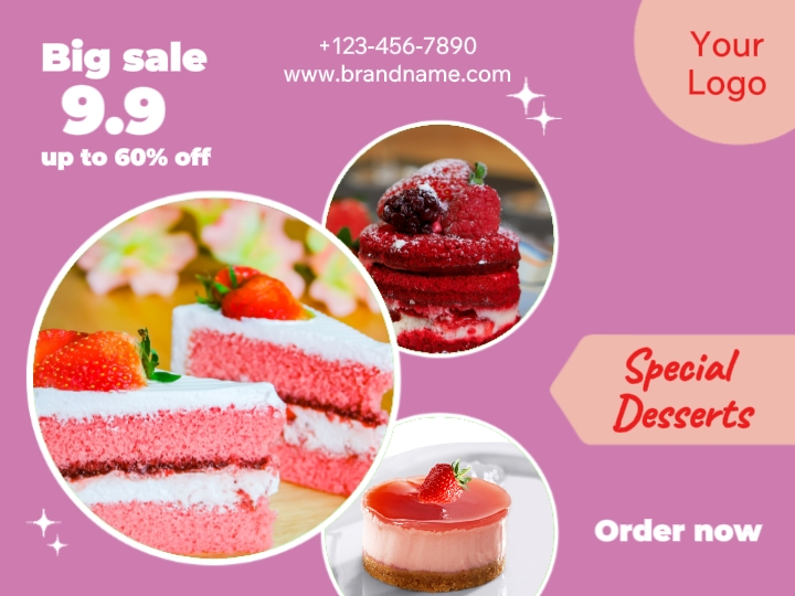 Promo makanan penutup 9.9