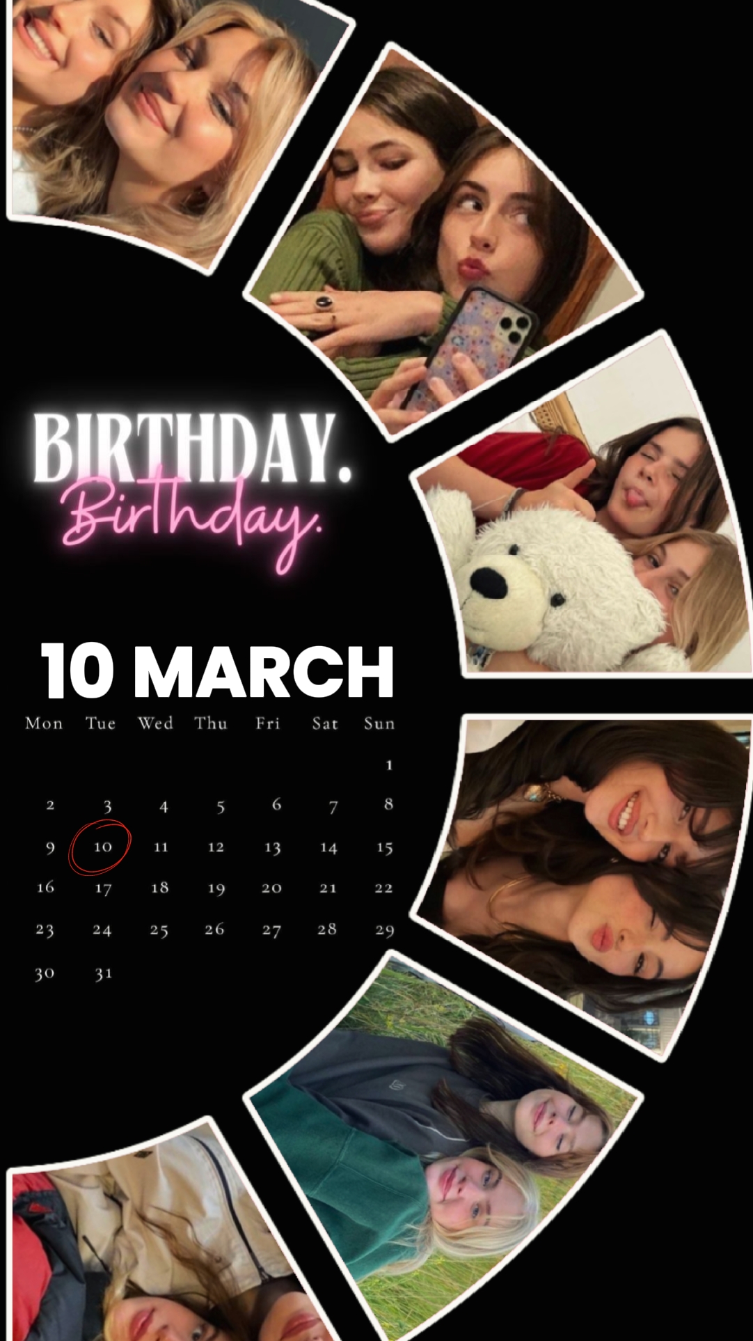 Cumpleaños 10 de marzo 