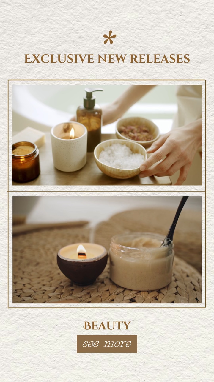 Minimalistische Beauty Industry Skincare Guide Vorlage für TikTok