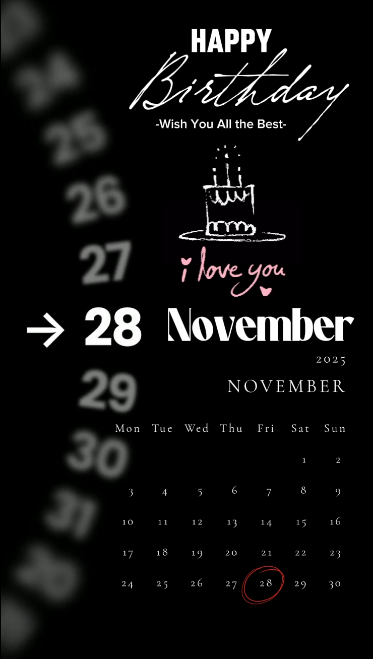 Happybirthday 28Nov