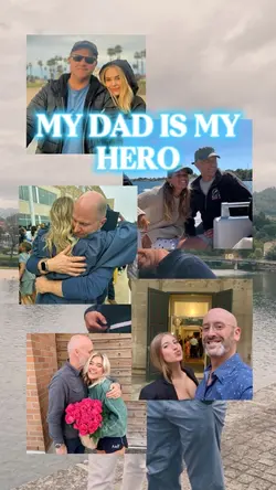 my dad is my hero 💗