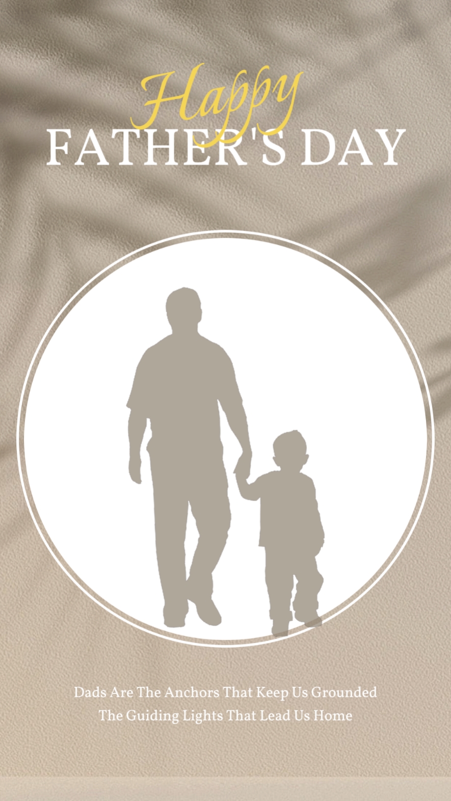 Father's Day Simple Warm Style New Products New Business Templates