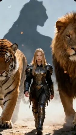 TIGER AND LION