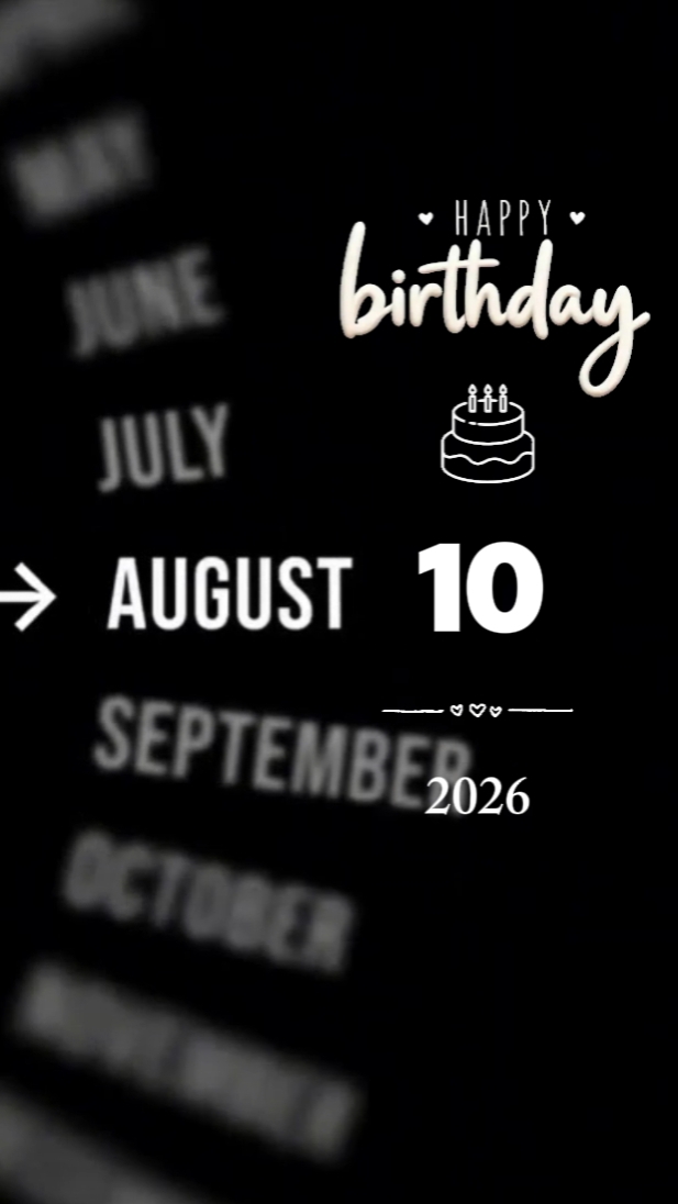 HBDY SOHN 10. AUGUST