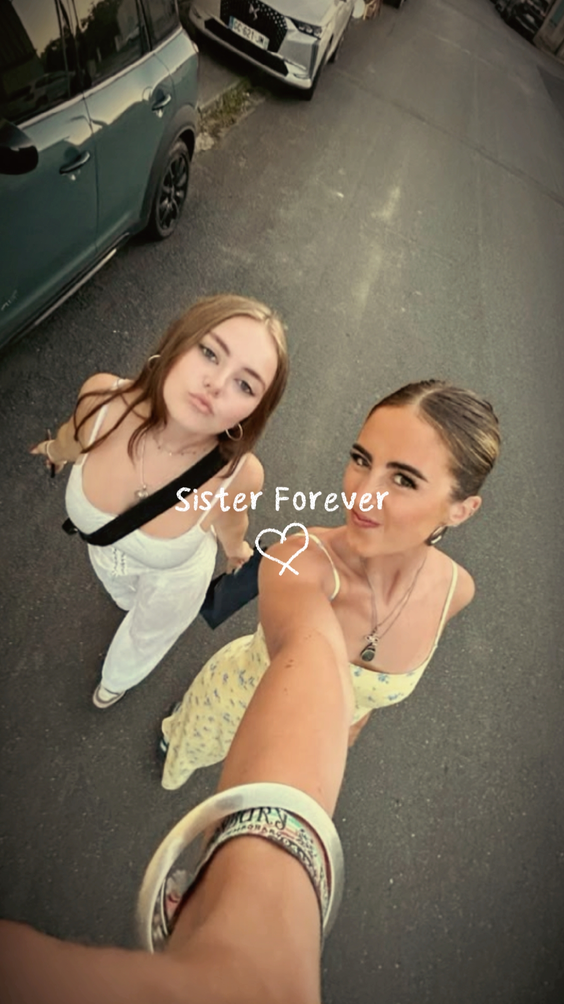 Schwester für immer Liebe