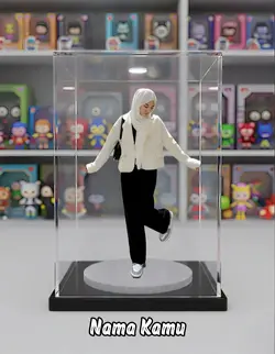miniatur akrilik
