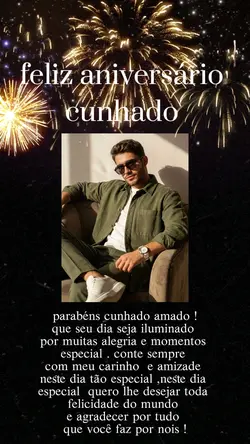 parabéns cunhado