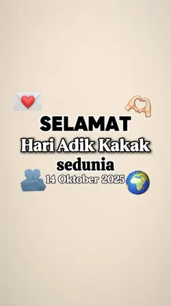 hari adik kakak