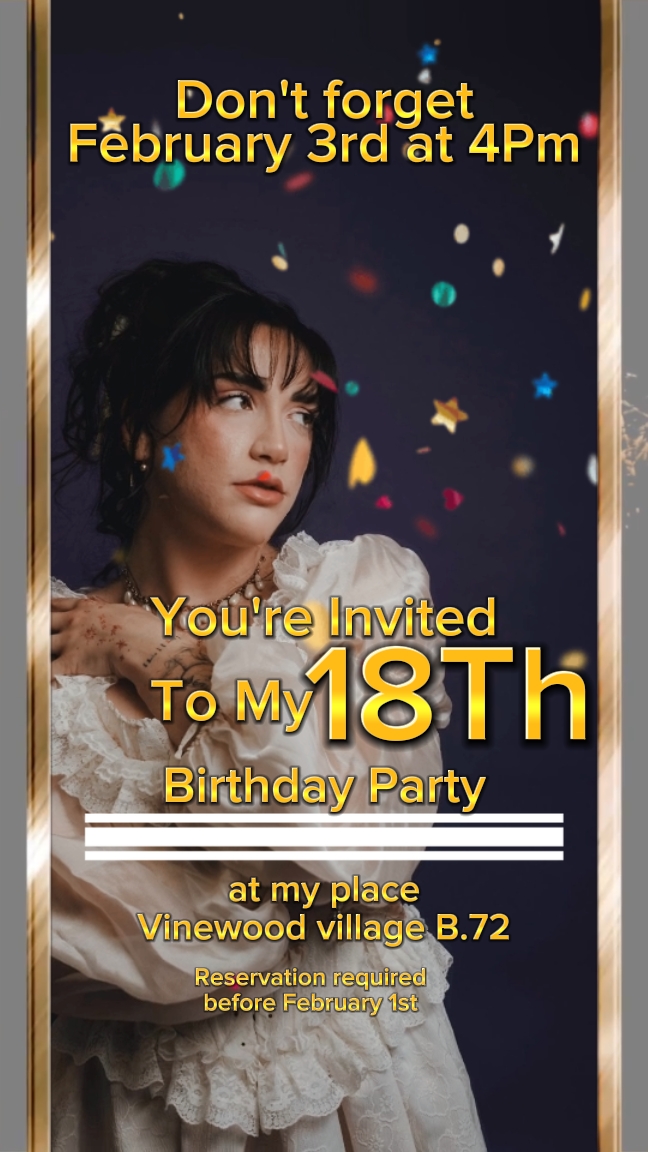 invitation anniversaire