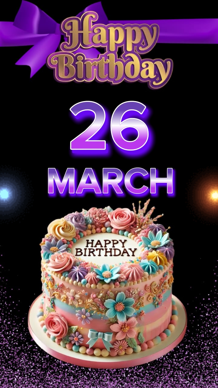 Anniversaire 26 MARS 