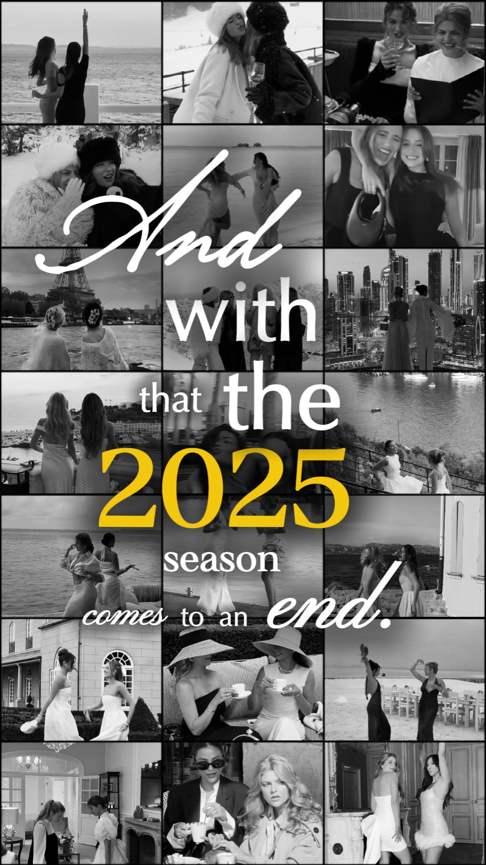 Resumo da temporada de 2025