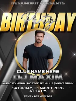 Birthday Party flyer