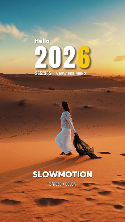 Hello 2026 Slowmo