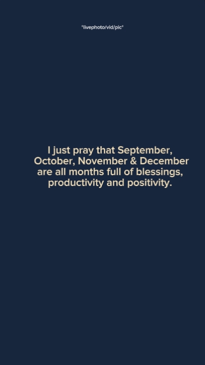 I pray