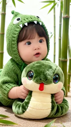 ghép ảnh em bé cute