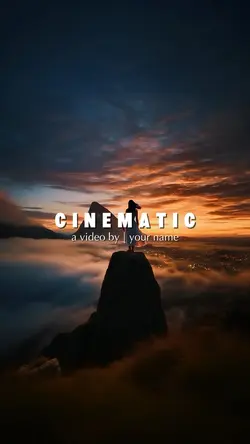 CINEMATIC AESTHETIC 