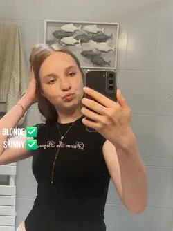 blonde skinny rich