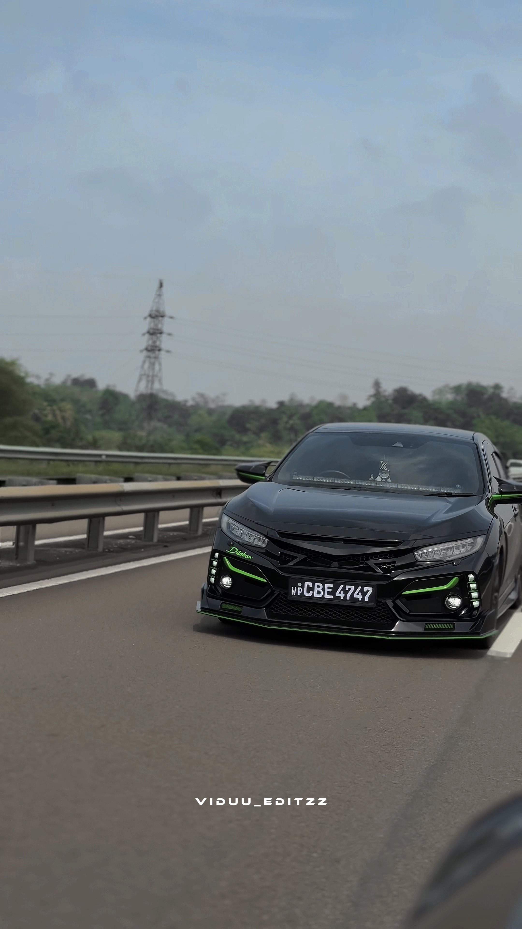 Honda civic slow-mo