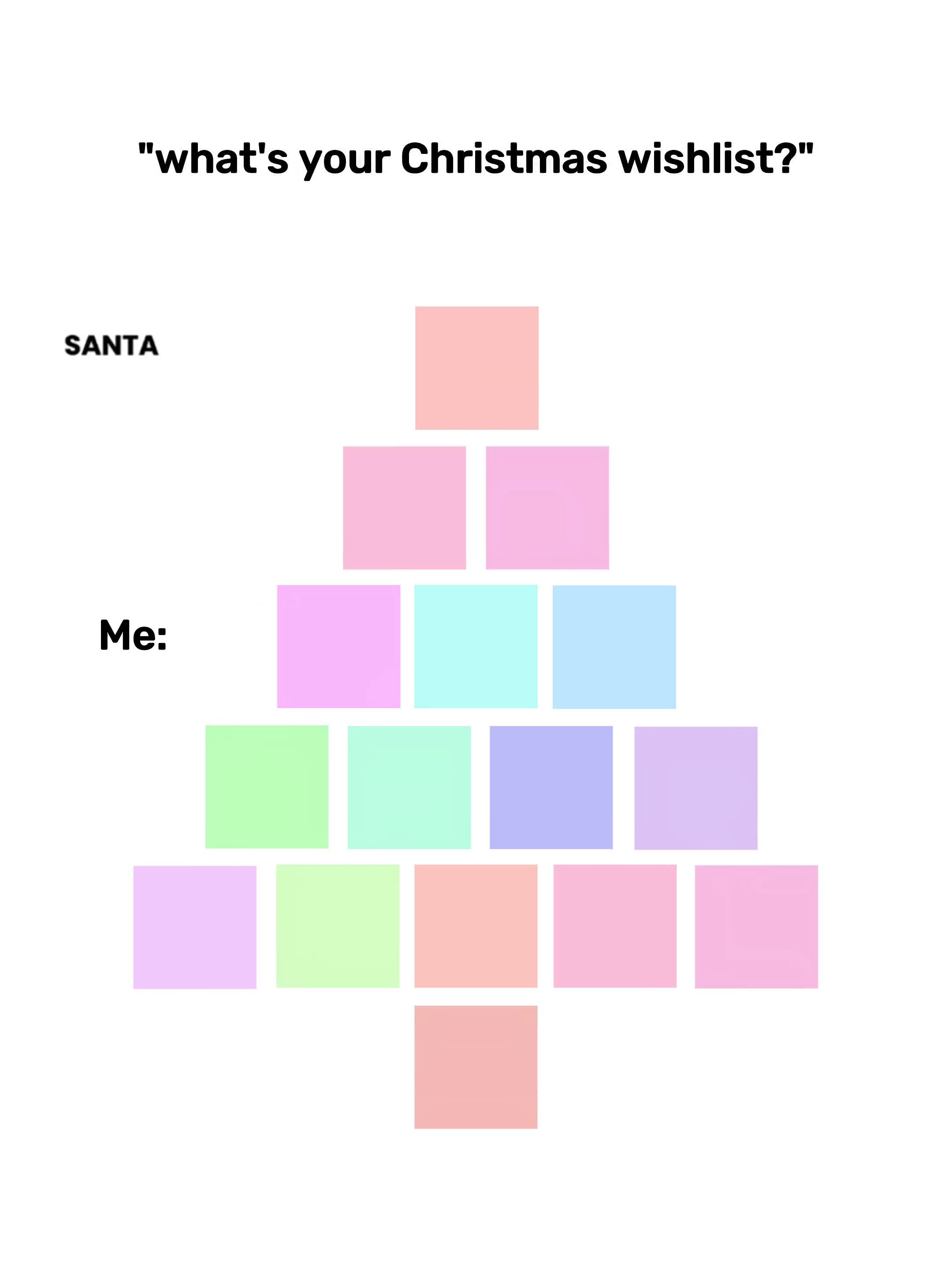 Lista de desejos de natal