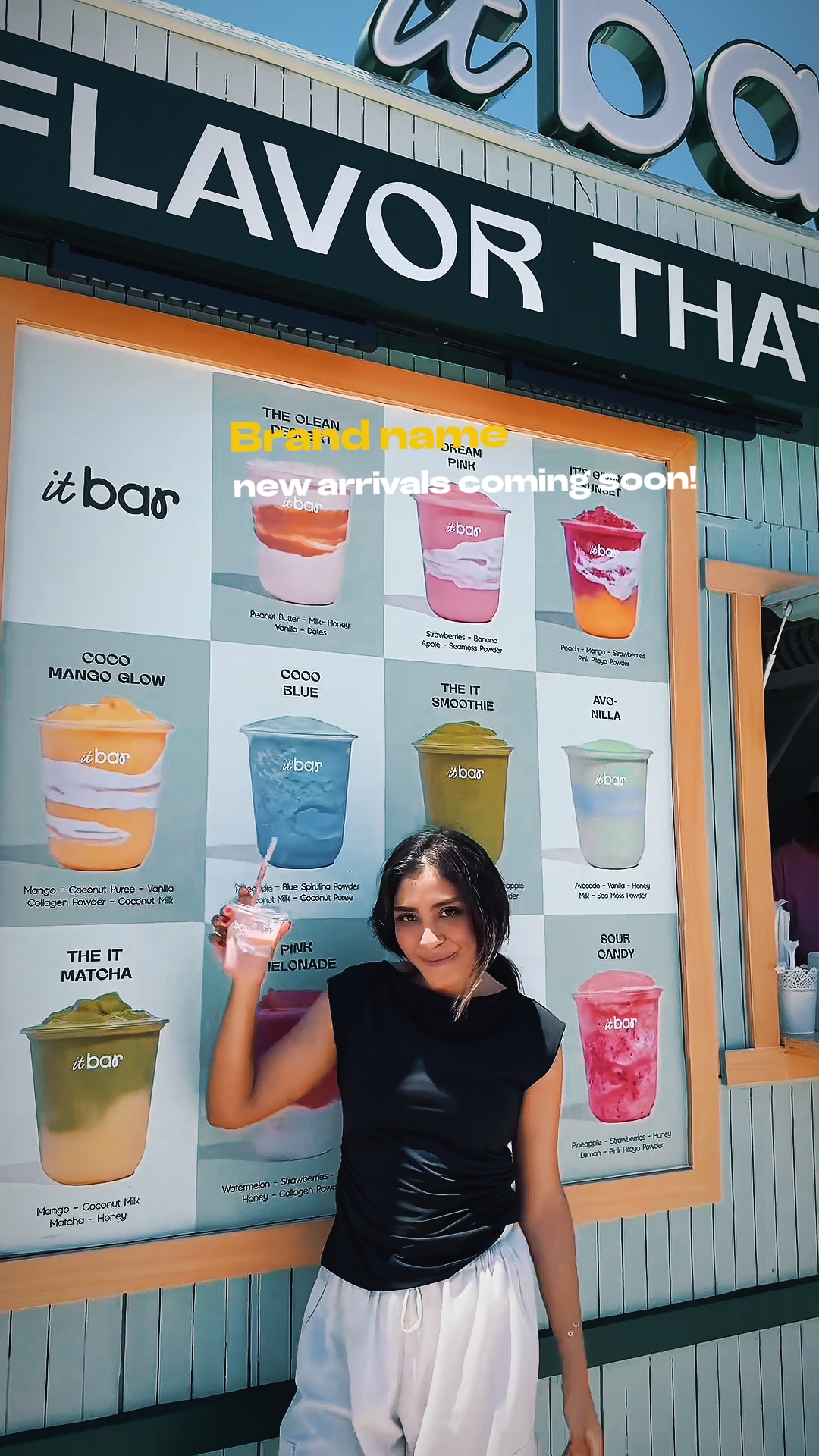 Modelo de vídeo de suco