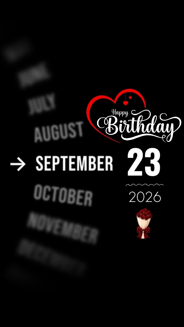 CUMPLEAÑOS AMOR 23 DE SEPTIEMBRE
