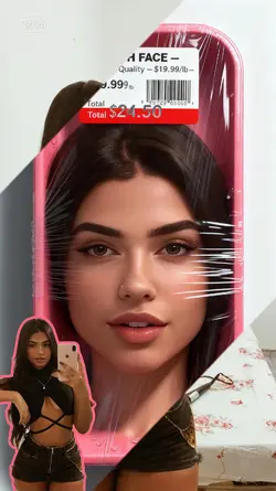 rosto/ face à venda