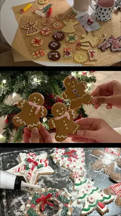 Christmas baking