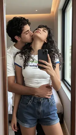 Couple selfie ai