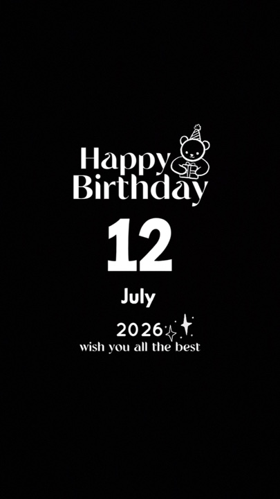 Joyeux anniversaire 