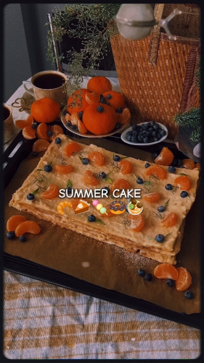 summer cake 
