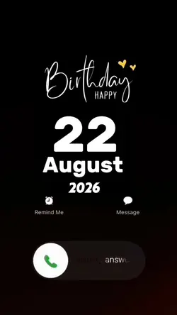 Hbd 22 August 2026