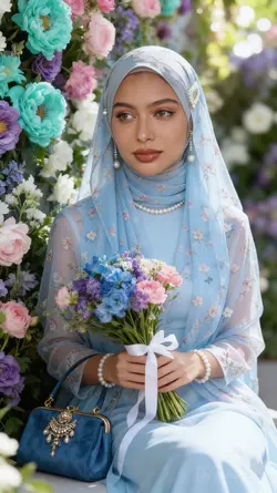 hijab floral