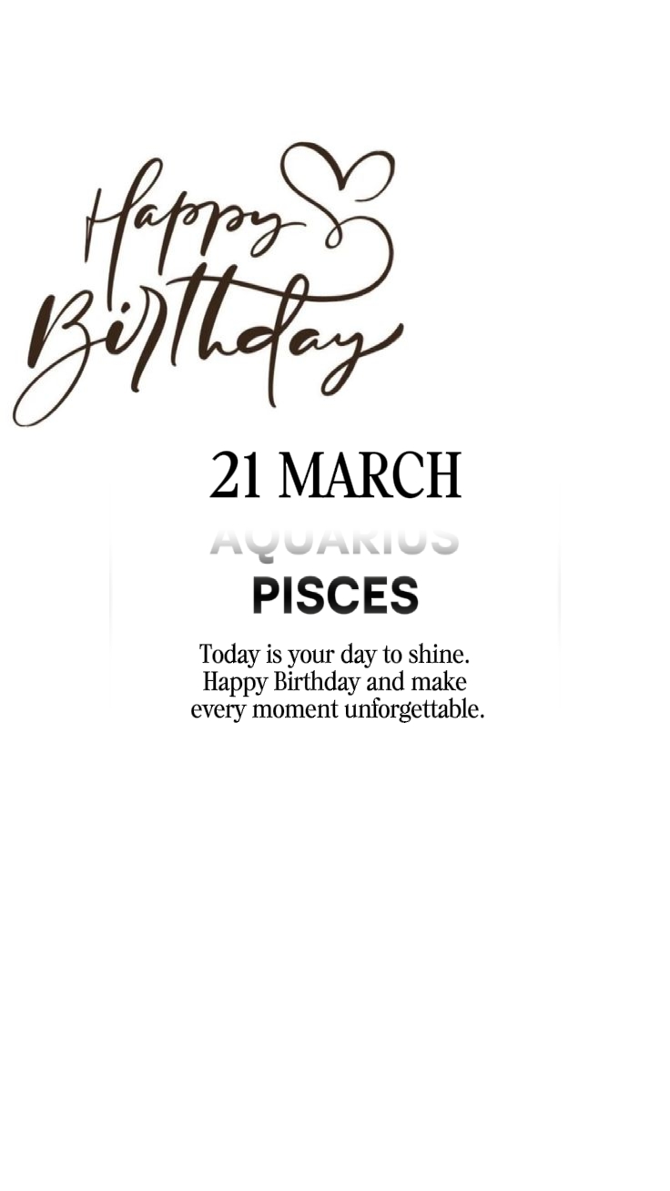 HBD 21 DE MARZO