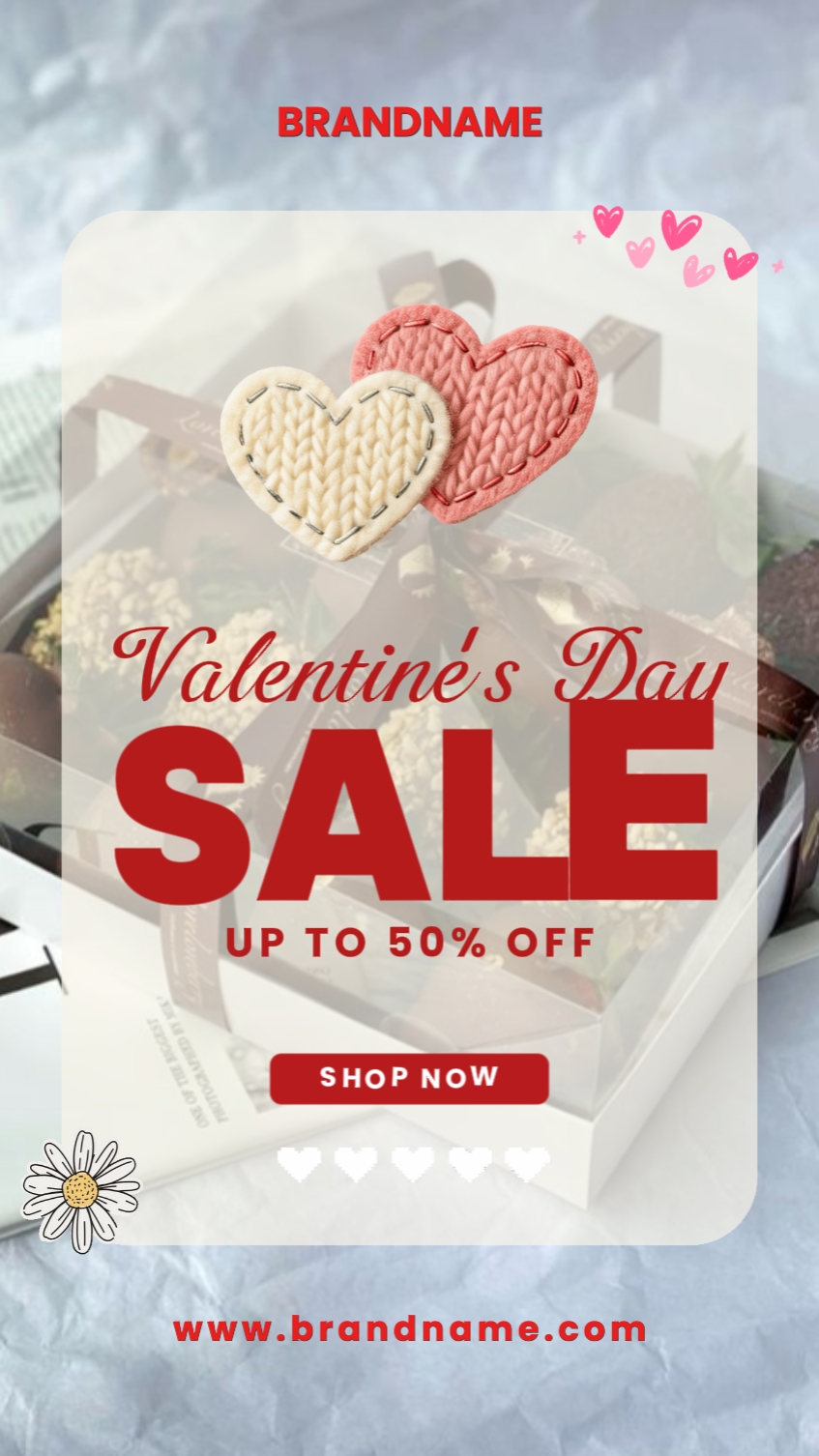 Vente de la Saint-Valentin